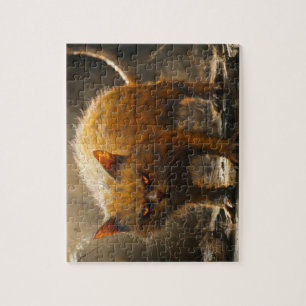 Monster cat jigsaw puzzle