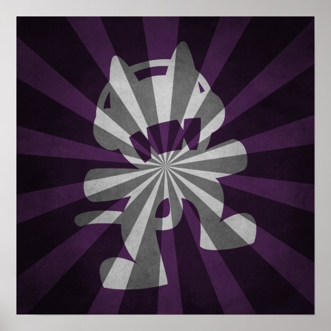 Monster Cat Outburst Poster Design (Front)