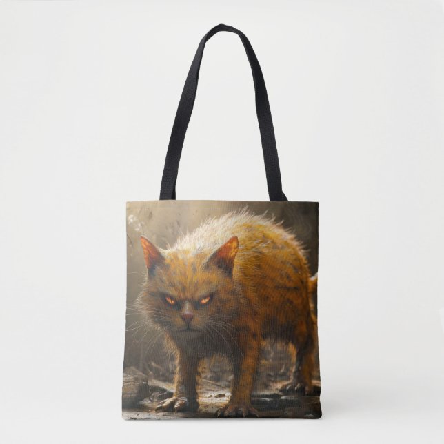 Monster cat  tote bag (Front)