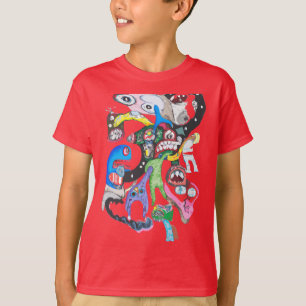 Monster collage Boy's T-shirt