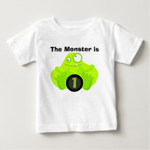 Monster Customisable Birthday Tshirts