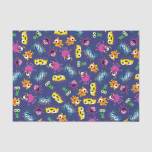 Monster Cute Funny 1st Birthday Party Theme Tissue Paper