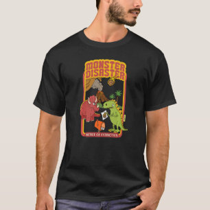 Monster Disaster Notice Of Extinction Dinosaur T-Shirt