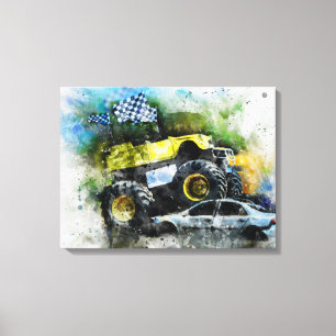 monster drink canvas print
