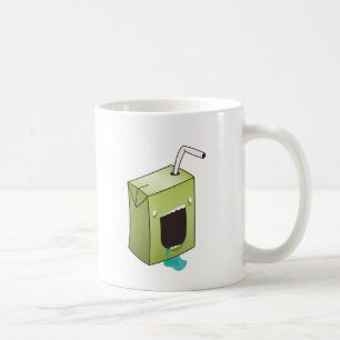 Monster drooling juice box coffee mug