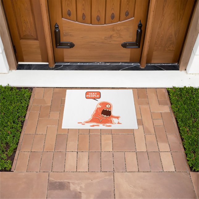 monster eat people doormat (Outdoor)