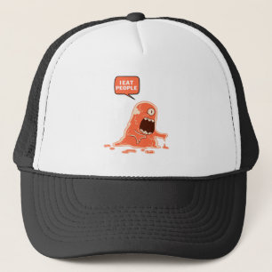 monster eat people trucker hat