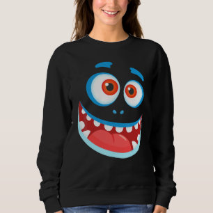 Monster Face Costume Halloween Kids Adults 12 Sweatshirt