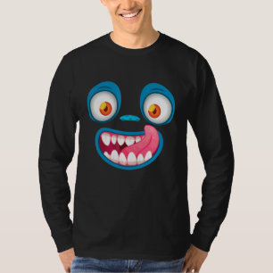 Monster Face Costume Halloween Kids Adults T-Shirt