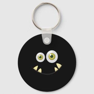 Monster Face Halloween Costume Idea Scary Cute Key Ring
