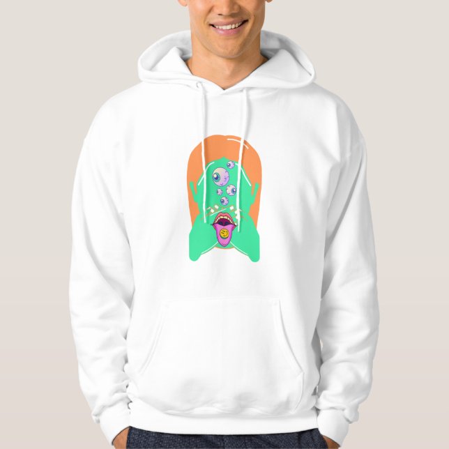 monster face hoodie (Front)