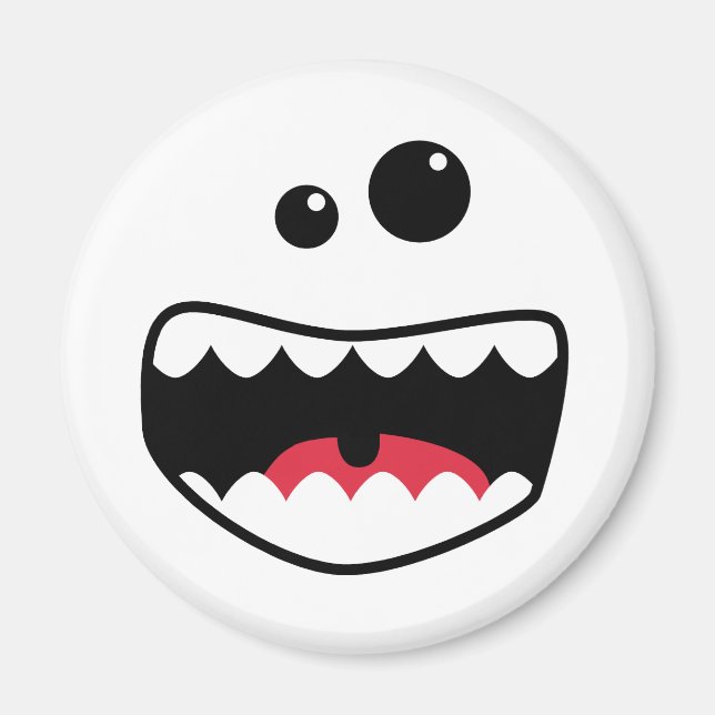 Monster face magnet (Front)