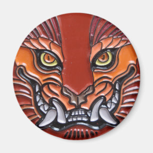 monster face magnet
