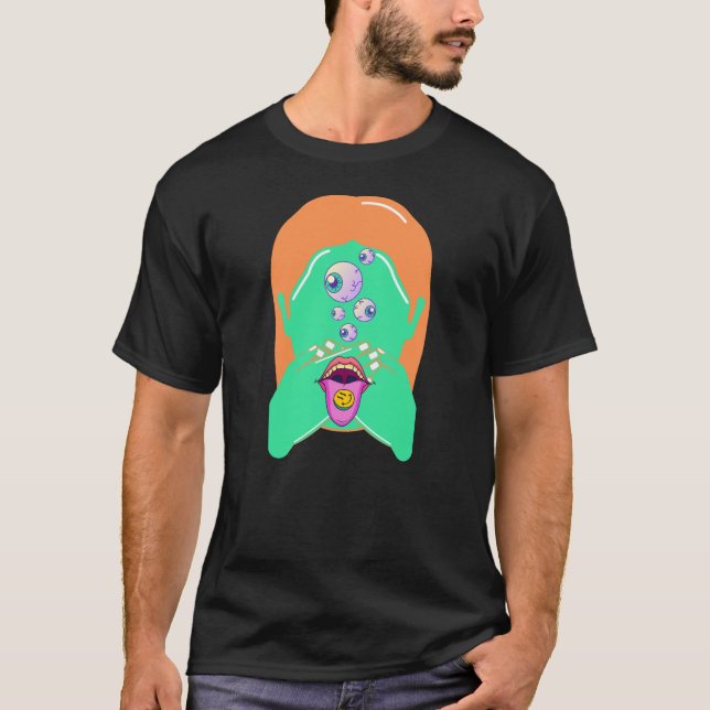 monster face T-Shirt (Front)