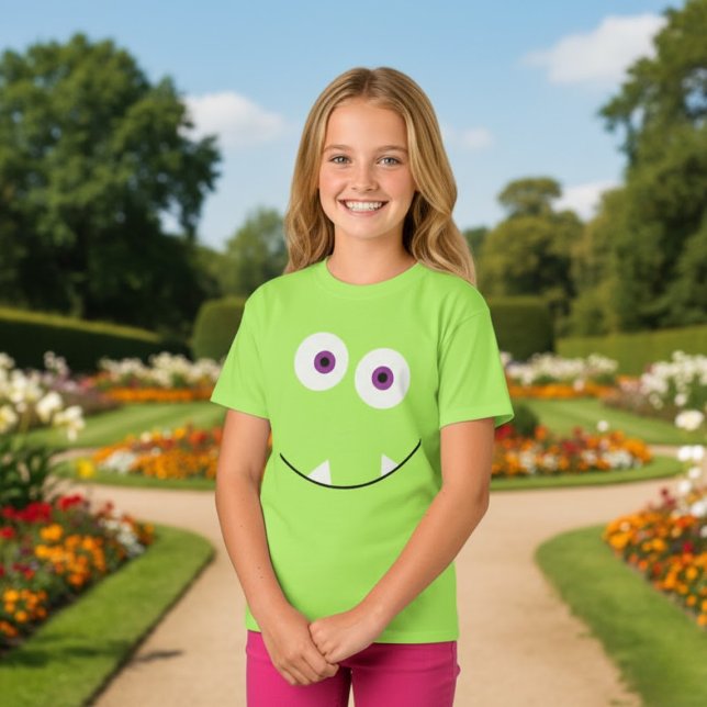 Monster Face Two Eyes T-Shirt (Creator Uploaded)