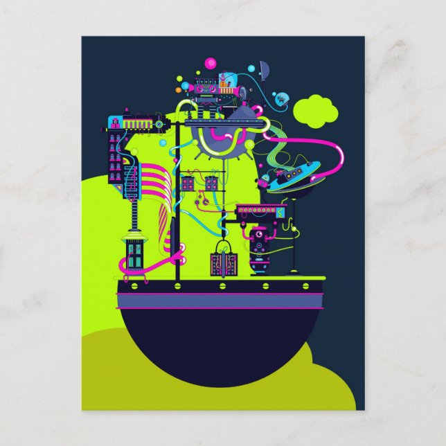 Monster Factory Postcard (Front)