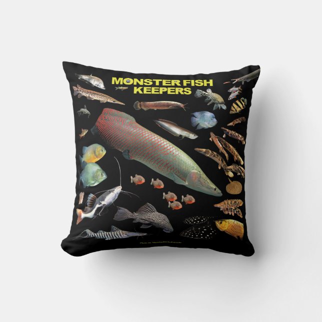 Monster Fish Keepers Cushion (Front)