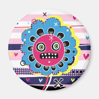 Monster Flower Magnet