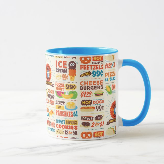 Monster Foodies Pattern Mug (Right)