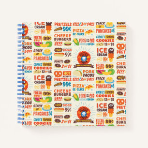 Monster Foodies Pattern Notebook