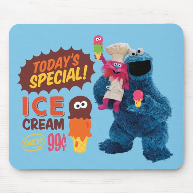 Monster Foodies | Today's Special Mouse Mat (Front)