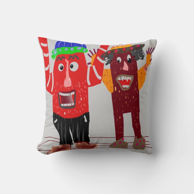 Monster Fun Kids Pillow (Front)