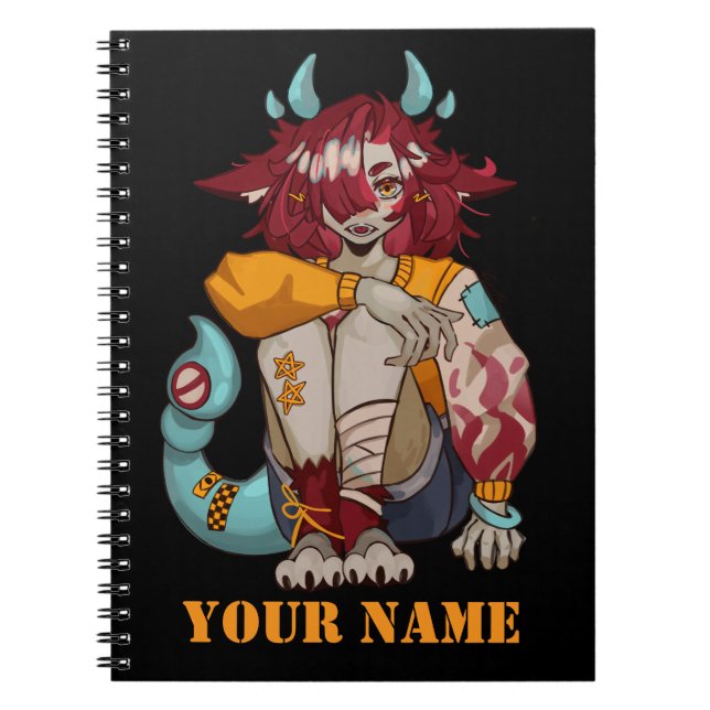 Monster girl notebook (Front)