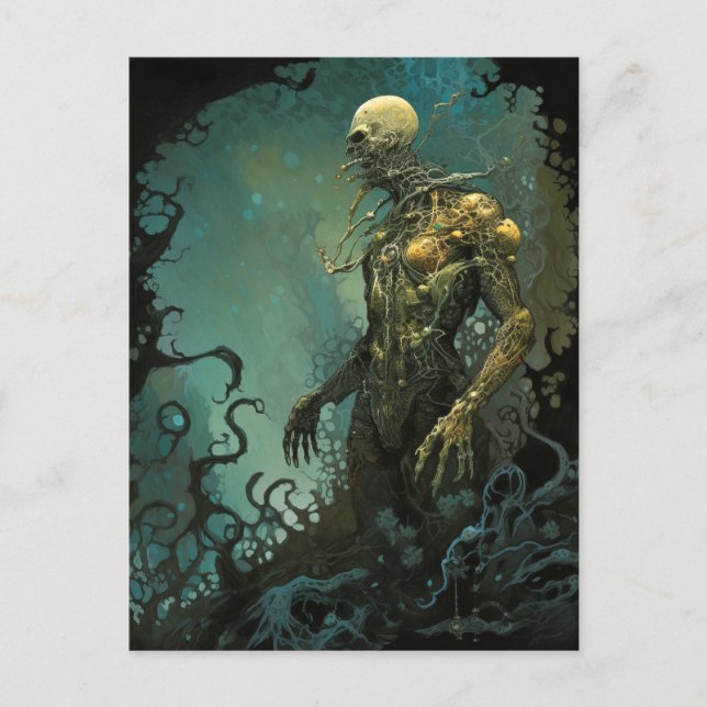 Monster Gothic Horror Art Postcard (Front)