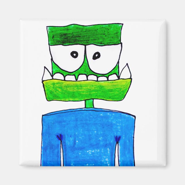Monster "Groen" Magnet (Front)