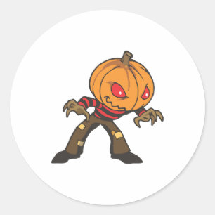 Monster Halloween   Classic Round Sticker