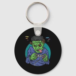Monster Halloween Costume Gaming Video-game Contro Key Ring