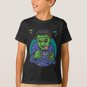 Monster Halloween Costume Gaming Video-game Contro T-Shirt