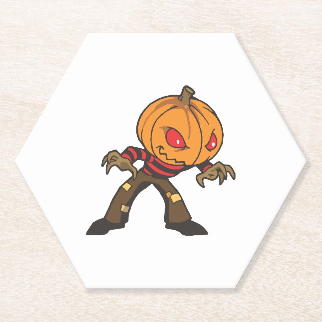 Monster Halloween   Paper Coaster (Front)