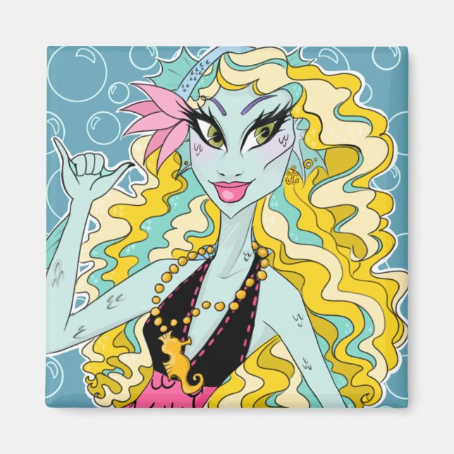 Monster High Lagoona Blue Sea Monster Magnet (Front)