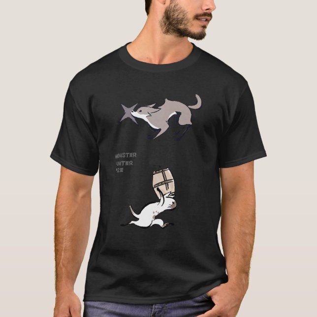 Monster Hunter Rise Palico&palamute T-Shirt (Front)