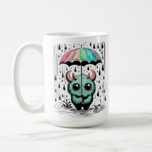 Monster in the Rain Coffee Mug