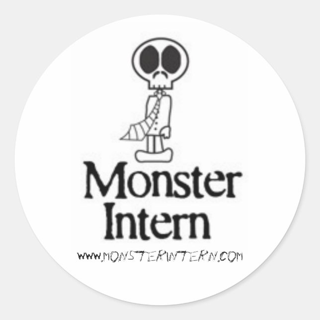 Monster Intern Stickers (Front)