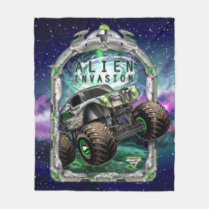 Monster Jam Alien Invasion Fleece Blanket