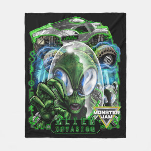 Monster Jam Alien Invasion Icon Fleece Blanket