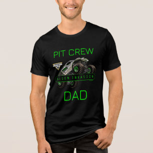 Monster Jam - Alien Invasion Pit Crew Dad Tri-Blend Shirt