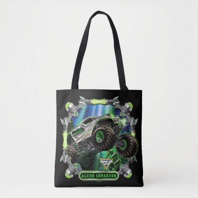 Monster Jam Alien Invasion Tote Bag (Front)