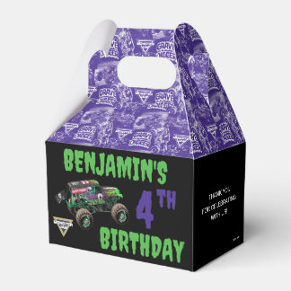 Monster Jam Grave Digger Birthday Favour Box