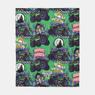 Monster Jam Grave Digger Fleece Blanket