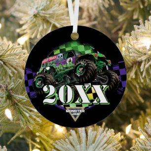 Monster Jam Grave Digger Metal Tree Decoration
