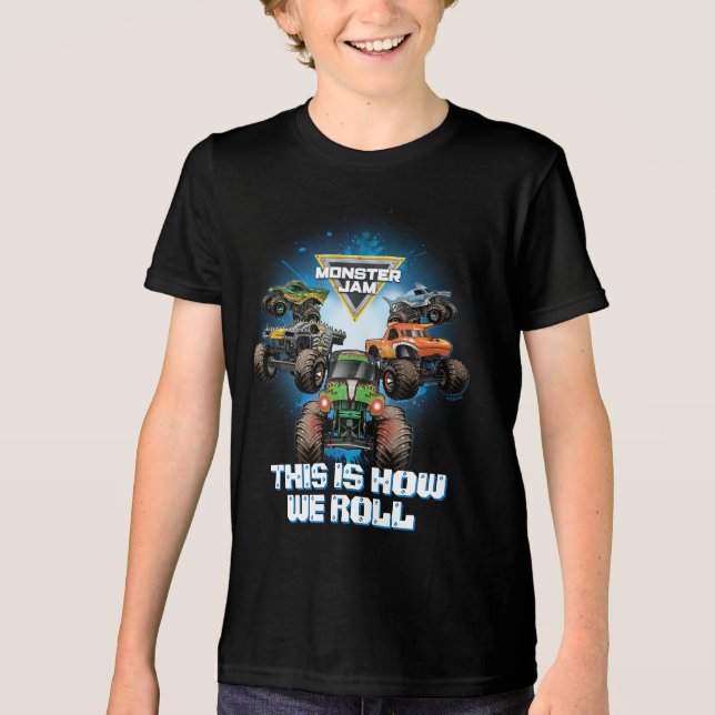 Monster Jam Group - This Is How We Roll Tri-Blend Shirt (Front)