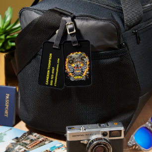 Monster Jam Max-D Luggage Tag
