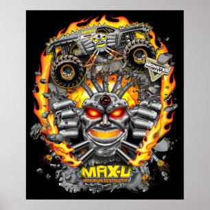 Monster Jam Max-D Poster