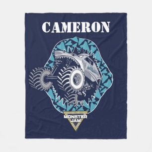 Monster Jam Megalodon - Personalised Fleece Blanket