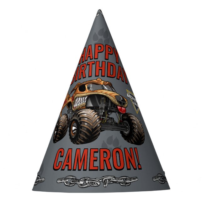 Monster Jam - Monster Mutt Birthday Party Hat (Front)