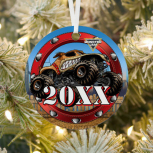 Monster Jam Monster Mutt Metal Tree Decoration